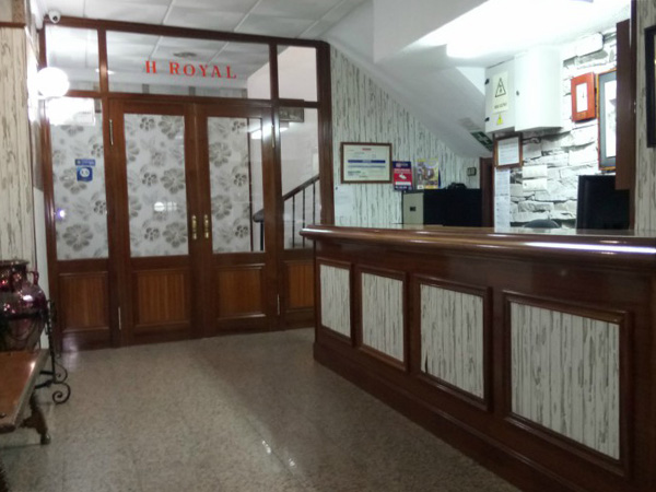 Recepción del Hotel Royal